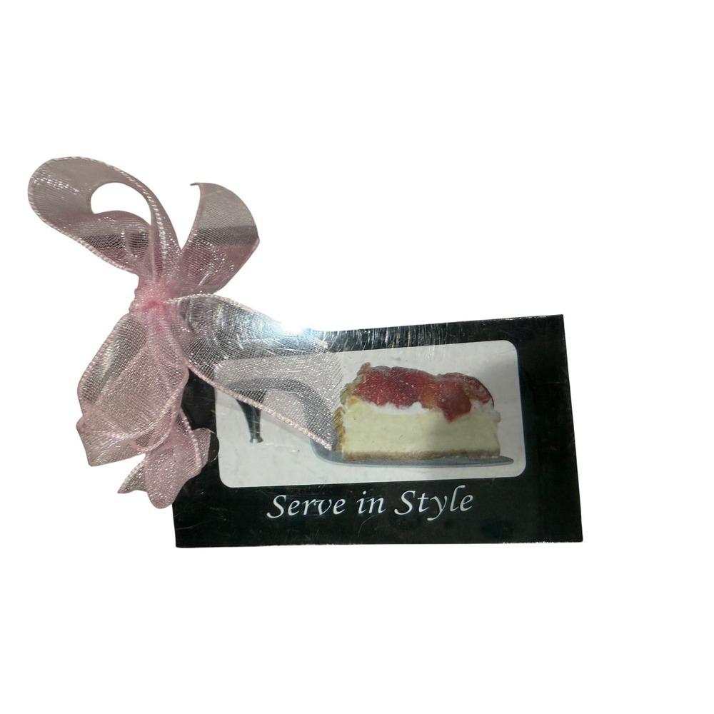 Serve in Style High Heel Cake Server Stainless Steel Stiletto Shoe Slicer New - Picture 3 of 6